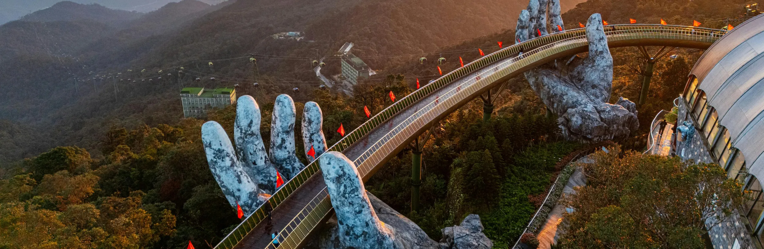 International tour packages in  Golden Bridge on Ba Na Hills, Vietnam, Da Nang