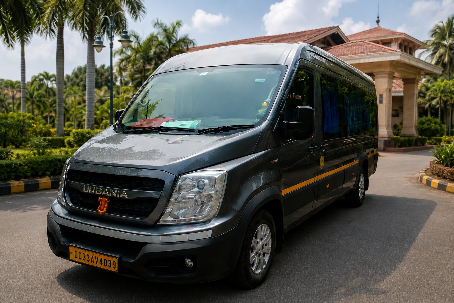 Swosti Travels — Premium AC Urbania for luxury group tours